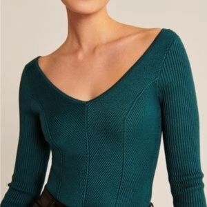Abercrombie Corset Sweater Bodysuit